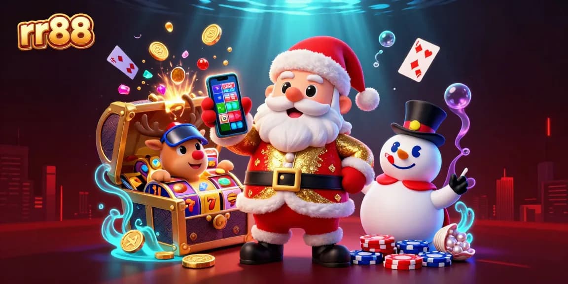 Spin and win big at rr88 with our vibrant casino illustration featuring jackpot slots and playful characters.