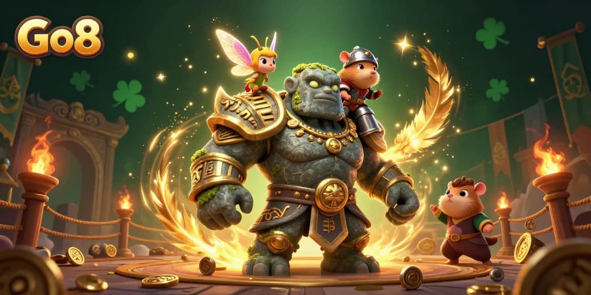 Achieve big wins at Go8 with a vibrant 3D casino adventure featuring mythical characters.