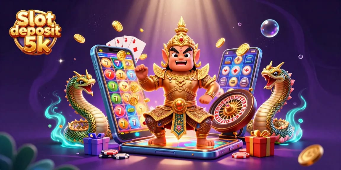 Slot deposit 5k: Menangkan permainan slot dengan menarik perhatian pada slot deposit 5k yang glamor.