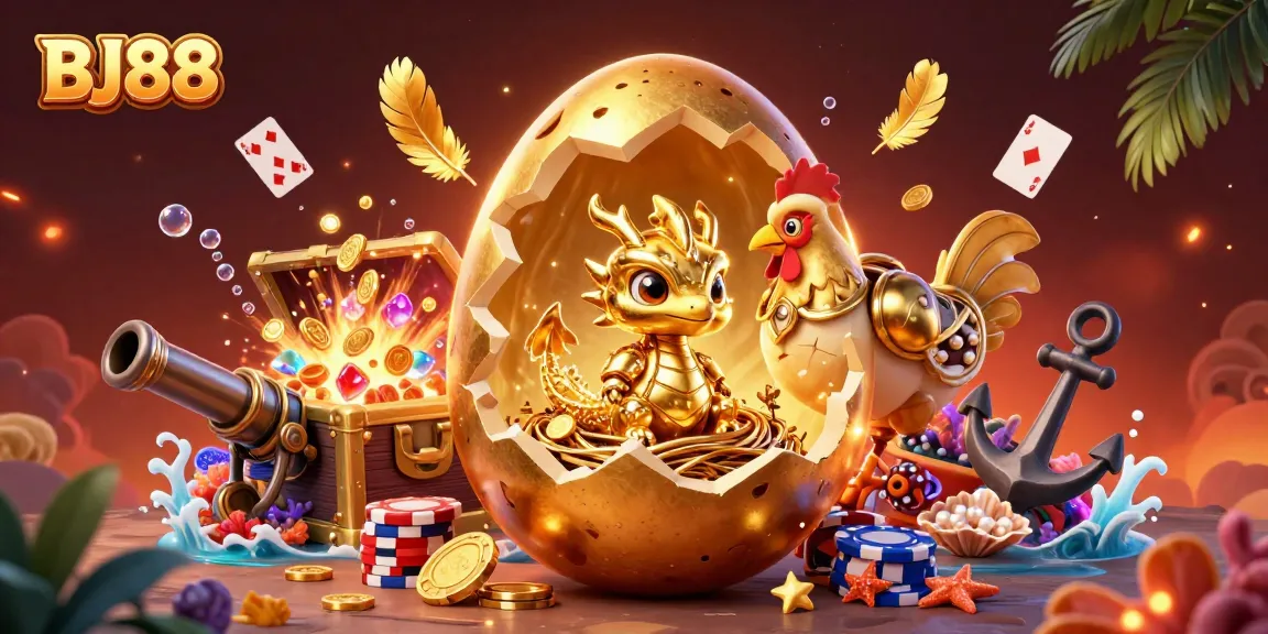 Experience thrilling gaming adventures at BJ88 with golden treasures and vibrant casino action.