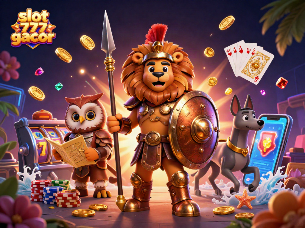 Experience the excitement of slot 777 gacor with heroic characters and glowing jackpots.