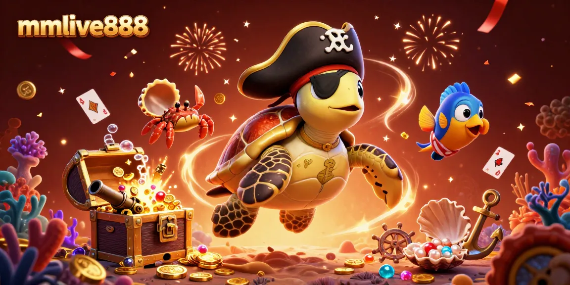 Experience the excitement of mmlive888 with lively characters amid vibrant casino treasures.