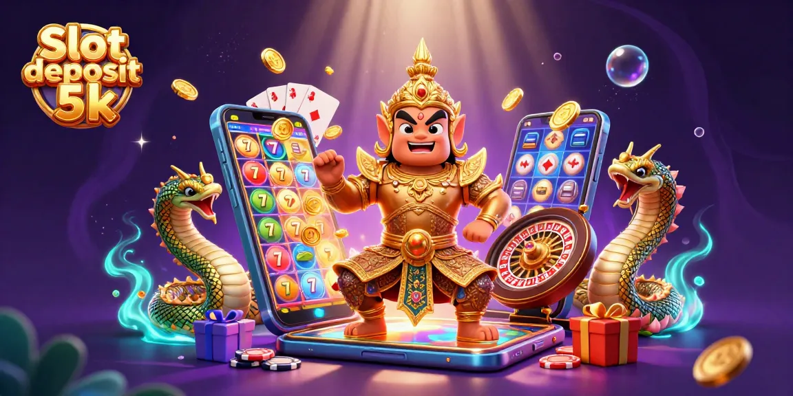 Slot deposit 5k: Menangkan permainan slot dengan menarik perhatian pada slot deposit 5k yang glamor.