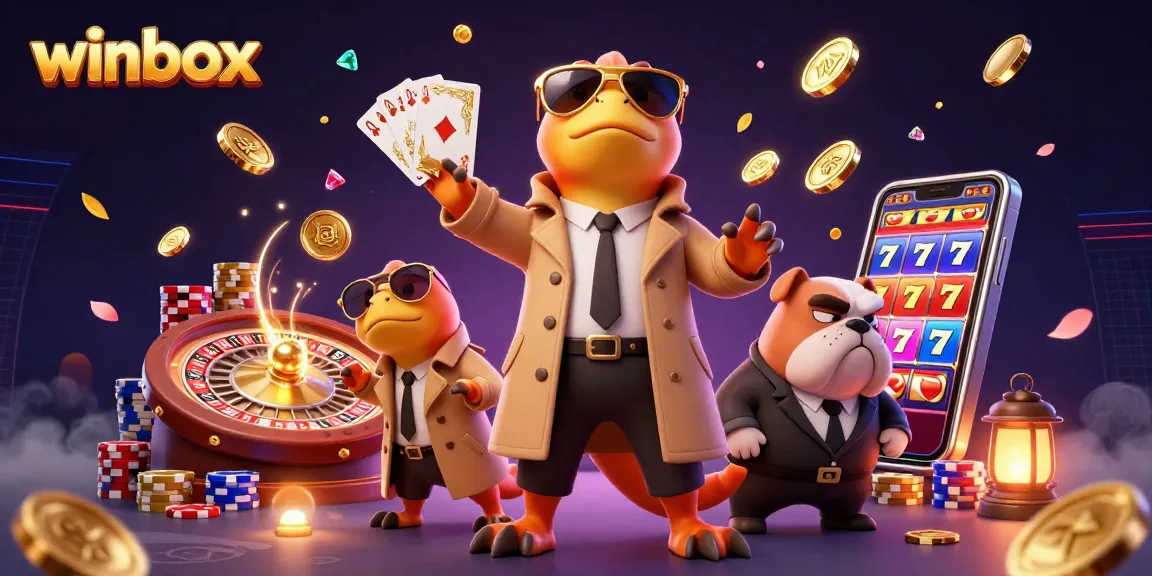 Watch these clever raptors sneak into a high-stakes casino as they enjoy winbox games!