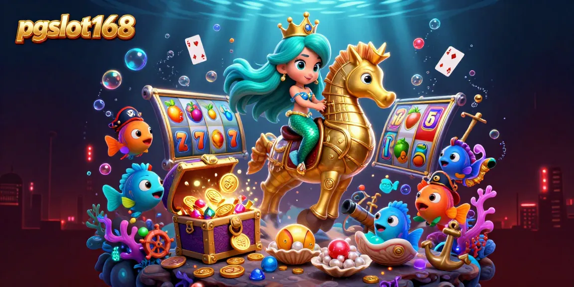 Experience the excitement of pgslot168 while diving into a vibrant underwater world filled with treasures.