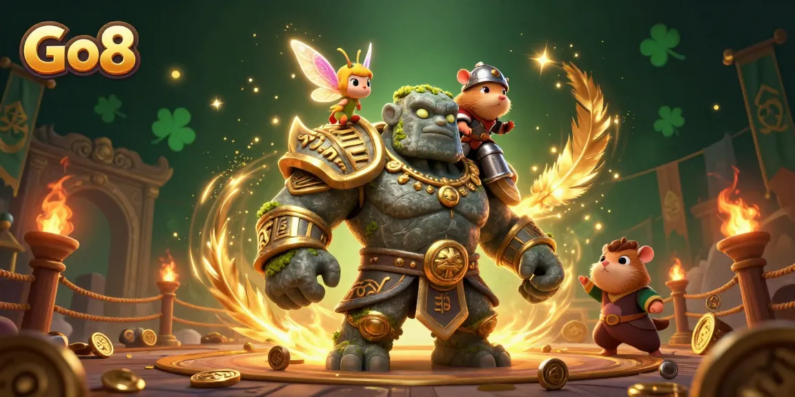 Achieve big wins at Go8 with a vibrant 3D casino adventure featuring mythical characters.