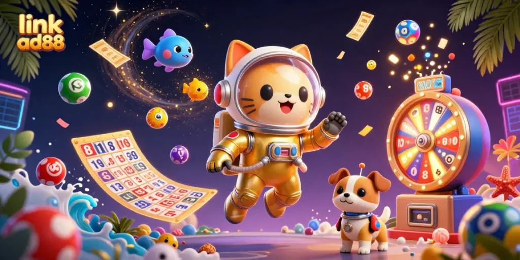 Engage with exciting gameplay at link ad88, featuring dynamic lottery elements and vibrant gaming visuals.