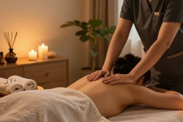 Experience a soothing 용산출장마사지 in a calming home environment with a professional therapist.
